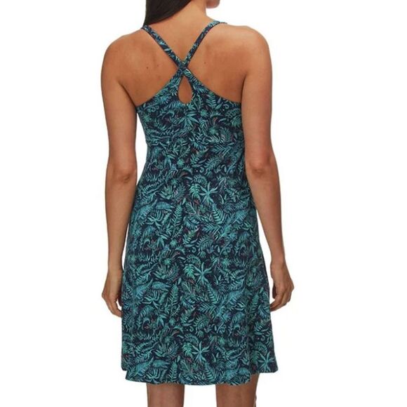 Patagonia Women's Amber Dawn Dress - IFNN Blue Green Size S - Picture 2 of 9